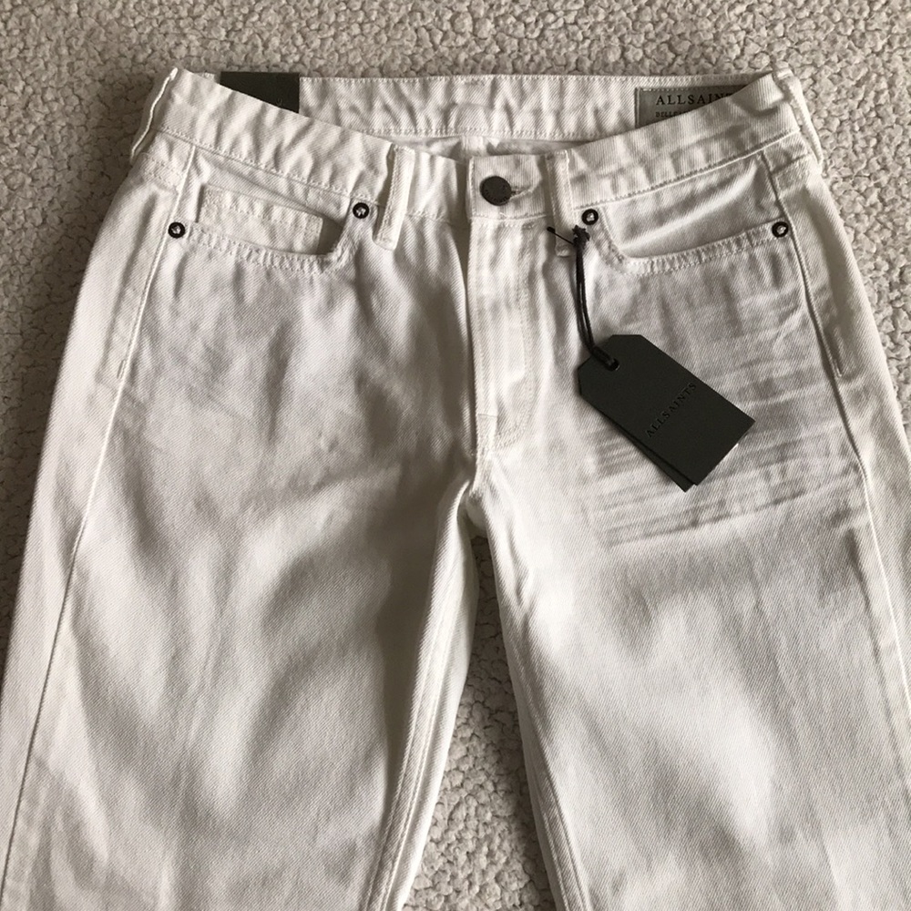 All Saints Belle cropped flare jeans 26 New - Picture 6 of 16